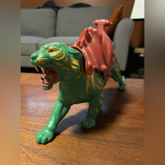 ⚡️Vintage Cringer Battlecat 1983 He-Man Masters Of The Universe Mattel Taiwan⚡️ - Picture 3 of 9